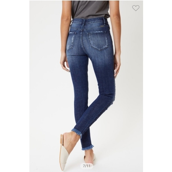 Kancan Super High Waisted Ankle Jeans - Picture 5 of 9